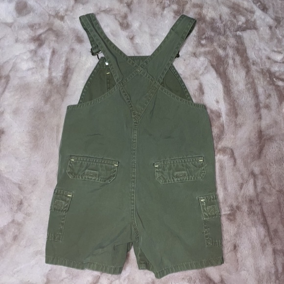 Baby Old Navy Army Green Cargo Overalls, Baby Size 24 Months. - Picture 6 of 9